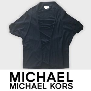 Michael Kors Dolman Sleeve Open Front Cardigan